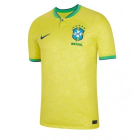 Herren Fußballbekleidung Brasilien Heimtrikot WM 2022 Kurzarm